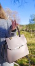 LeParmentier Atlanta Top Handle Bag w/Shoulder Strap thumbnail