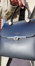 LeParmentier Atlanta Top Handle Bag w/Shoulder Strap thumbnail