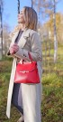 LeParmentier Atlanta Top Handle Bag w/Shoulder Strap thumbnail
