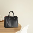 LeParmentier Jackie Leather Tote Bag thumbnail