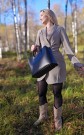 LeParmentier Jackie Leather Tote Bag thumbnail