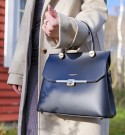 LeParmentier Atlanta Top Handle Bag w/Shoulder Strap thumbnail
