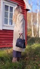 LeParmentier Atlanta Top Handle Bag w/Shoulder Strap thumbnail