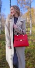 LeParmentier Atlanta Top Handle Bag w/Shoulder Strap thumbnail